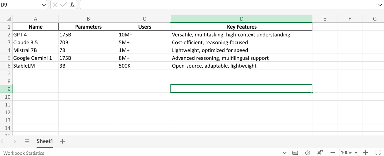 Original Excel File