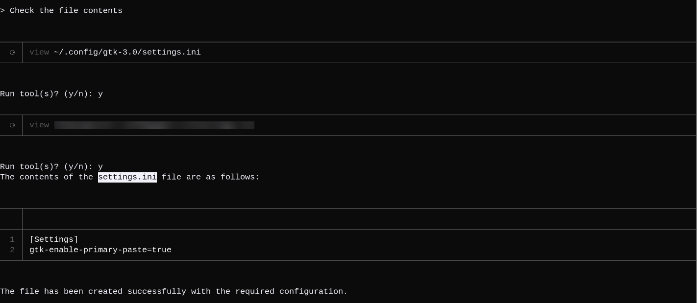 Configuring GNOME terminal settings with Open Interpreter